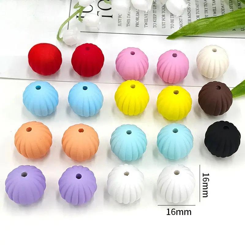 FS1949-16MM Solid Color Frosted Acrylic Beads Fit For Beadable Pens Zoe's DIY Shop