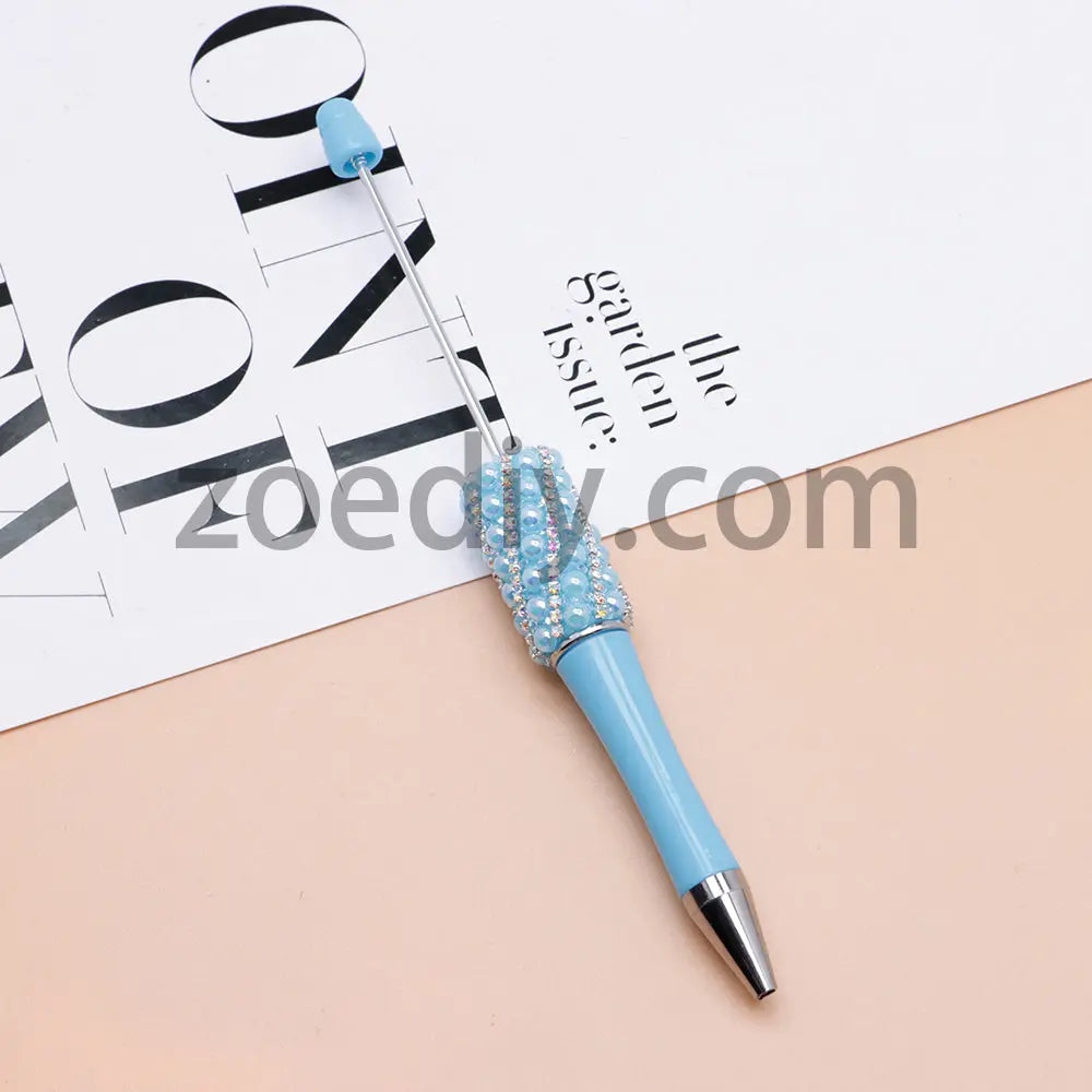 FS2089-Pearl Flash Chain Beadable Pens Zoe's DIY Shop