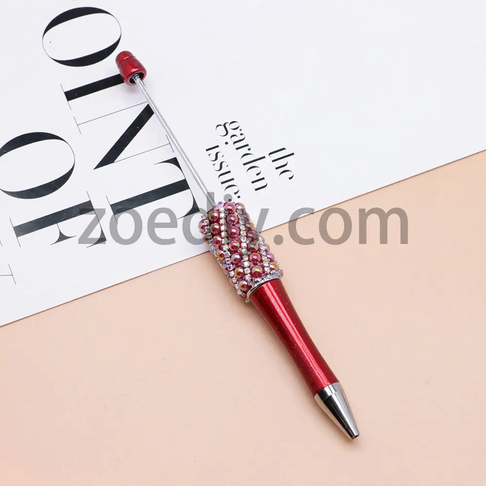 FS2089-Pearl Flash Chain Beadable Pens Zoe's DIY Shop