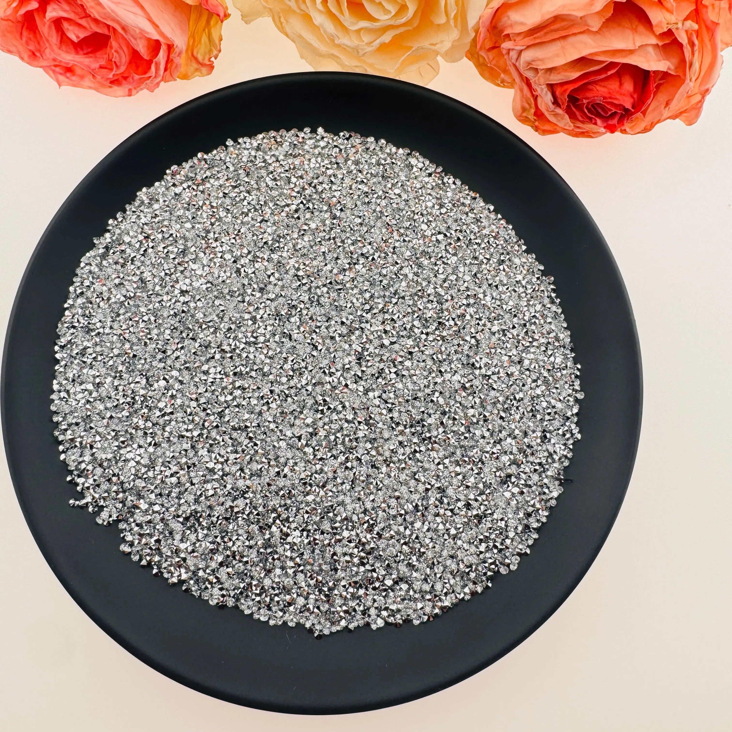 FS2097-2mm Silver bottom Diamonds Sugar ZoeDIY Shop