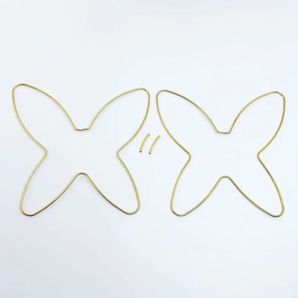 FS2102-120mm ×120mm Butterfly Car Hanger Ring Zoe DIY Wholesale