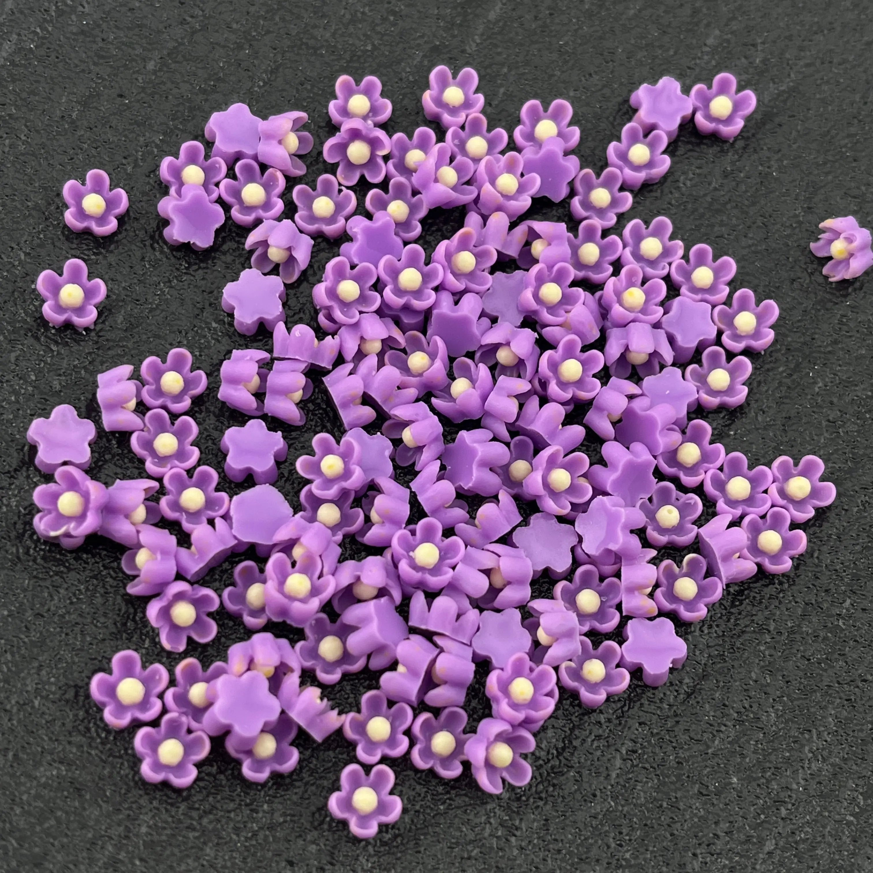 FS2162-500PCS  6MM  Flower Zoe's DIY Shop