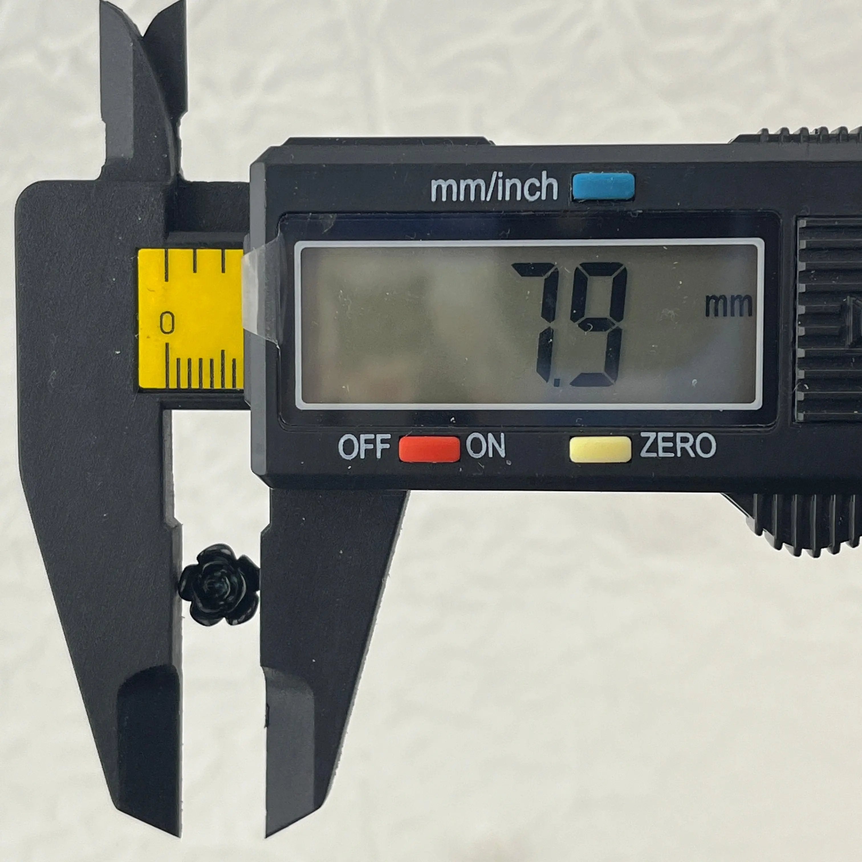 FS2166-500PCS 8MM Soild black Rose Zoe's DIY Shop