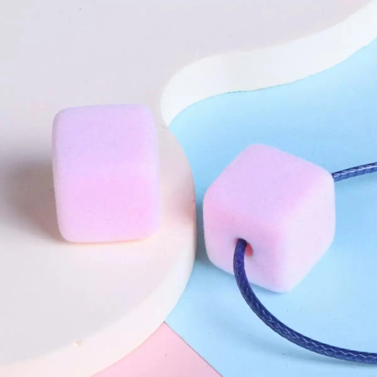 FS2191-About 14MM Size Frocked Acrylic Cube Beads Fit For Beadable Pens Zoe's DIY Shop