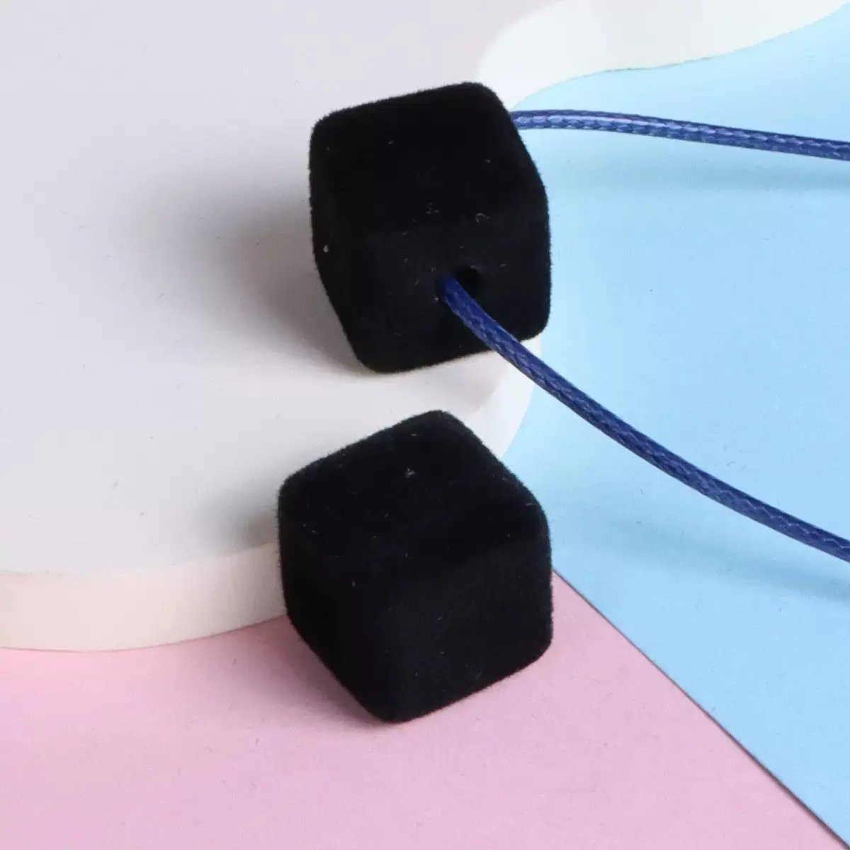 FS2191-About 14MM Size Frocked Acrylic Cube Beads Fit For Beadable Pens Zoe's DIY Shop