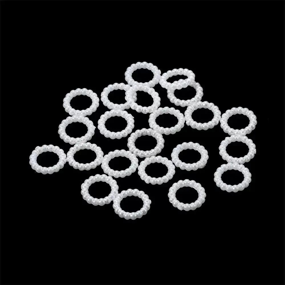 FS2200-100PCS Round pearl circle Zoe's DIY Shop