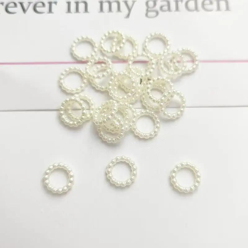 FS2200-100PCS Round pearl circle Zoe's DIY Shop