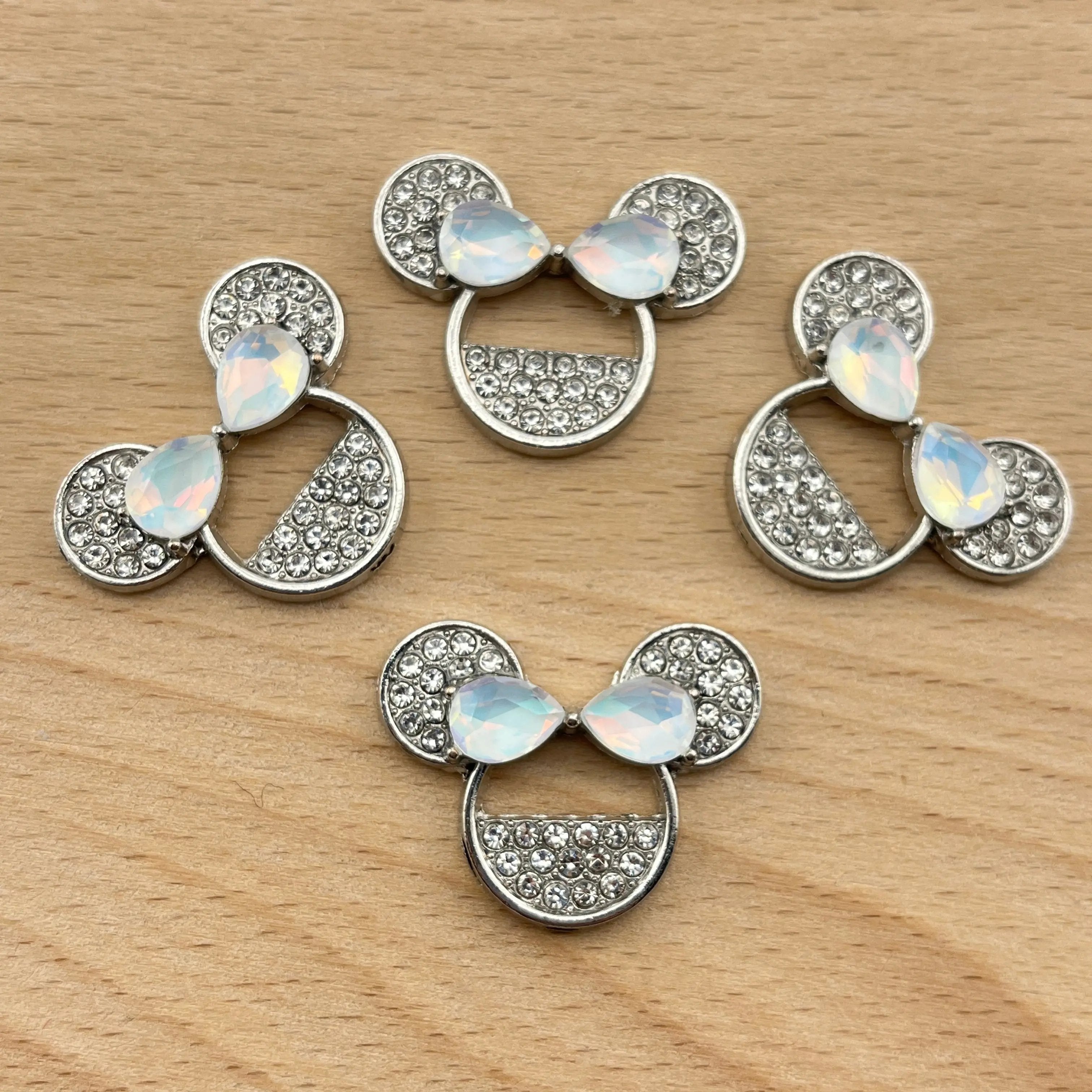 FS2288-5PCS Minnie head   diamond alloy patch Zoe's DIY Shop