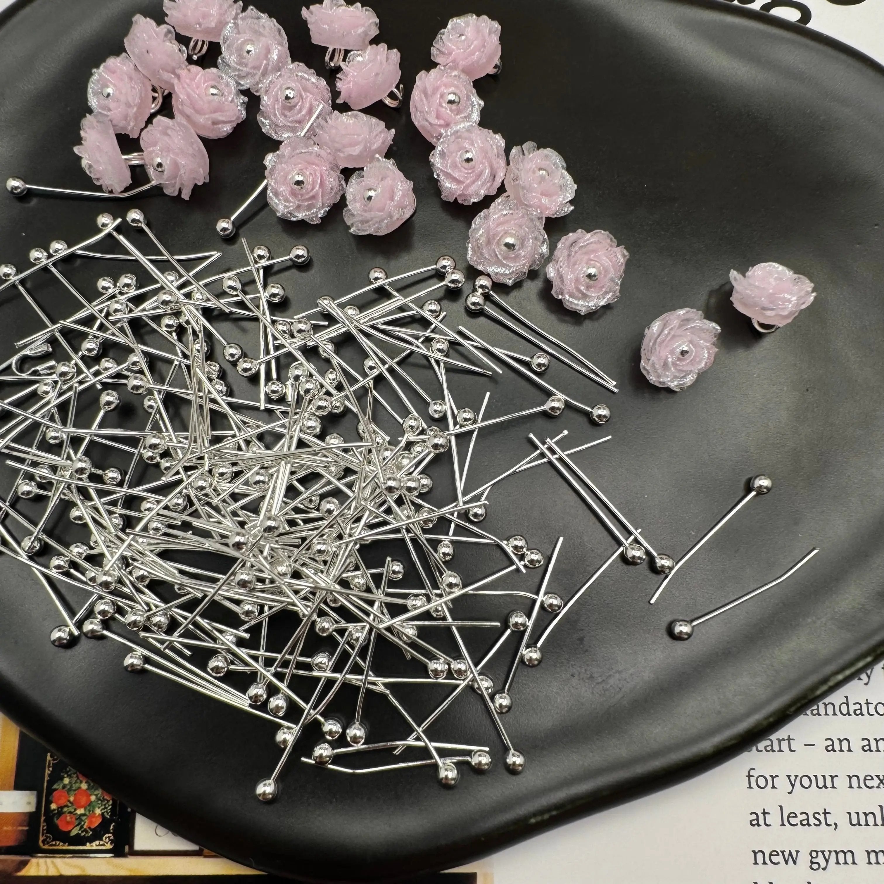 FS2317-2.3mm Head Length 20mm Pin For Making Valley Of Lily Zoe's DIY Shop