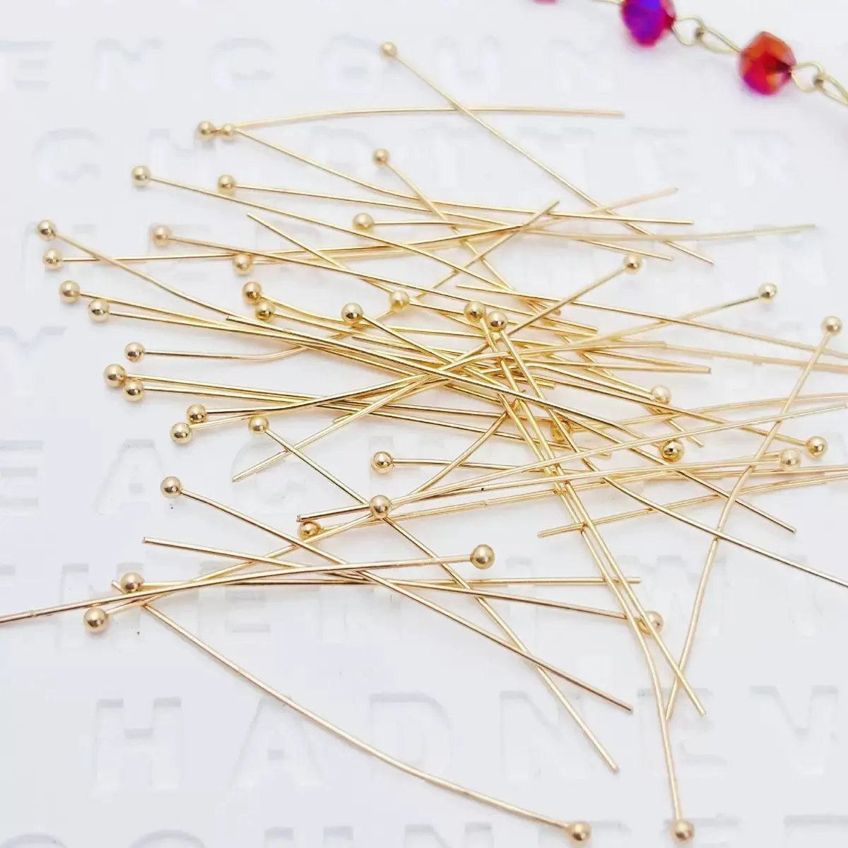 FS2317-2.3mm Head Length 20mm Pin For Making Valley Of Lily Zoe's DIY Shop