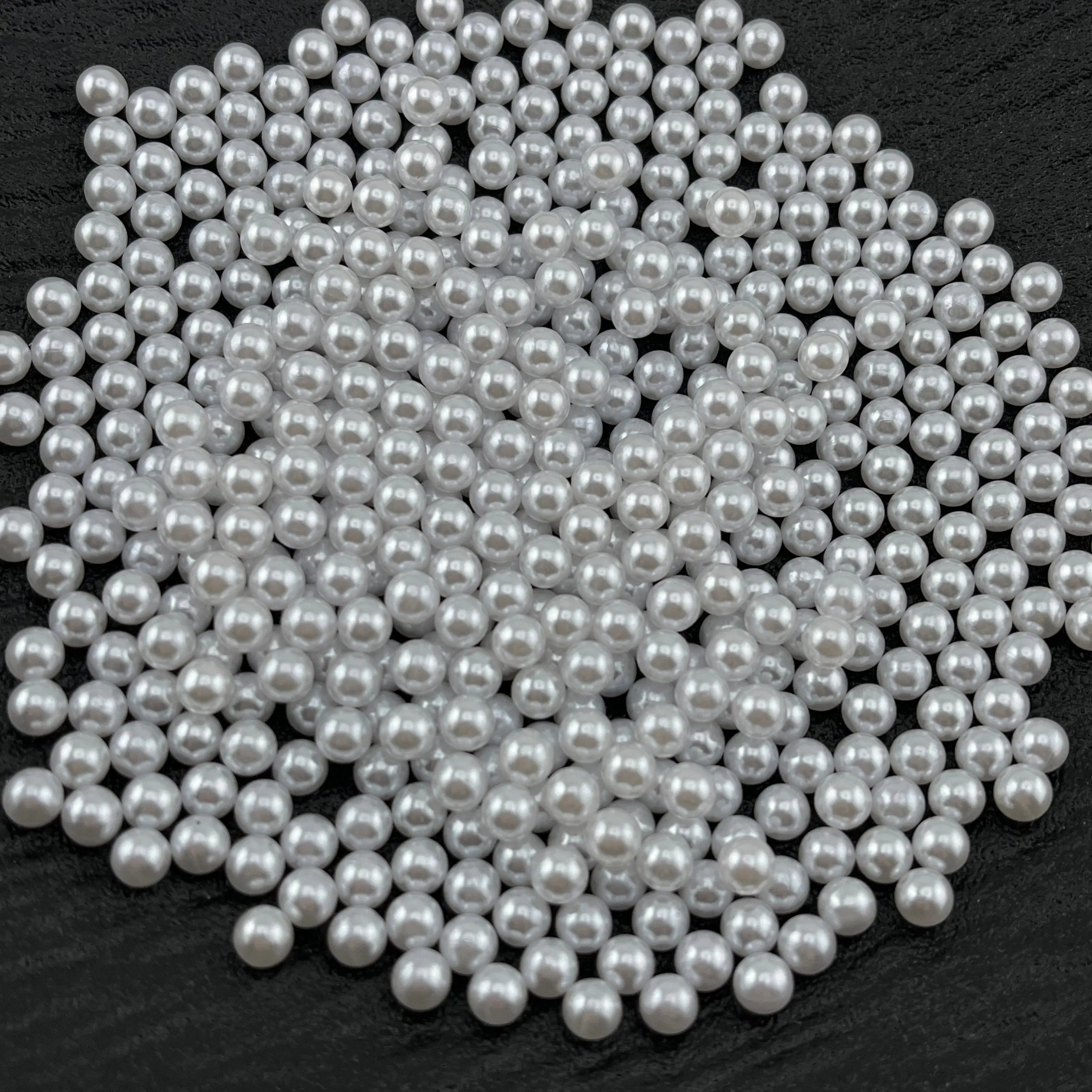 FS2343-50g 5mm No Hole Pearl charms Zoe's DIY Shop