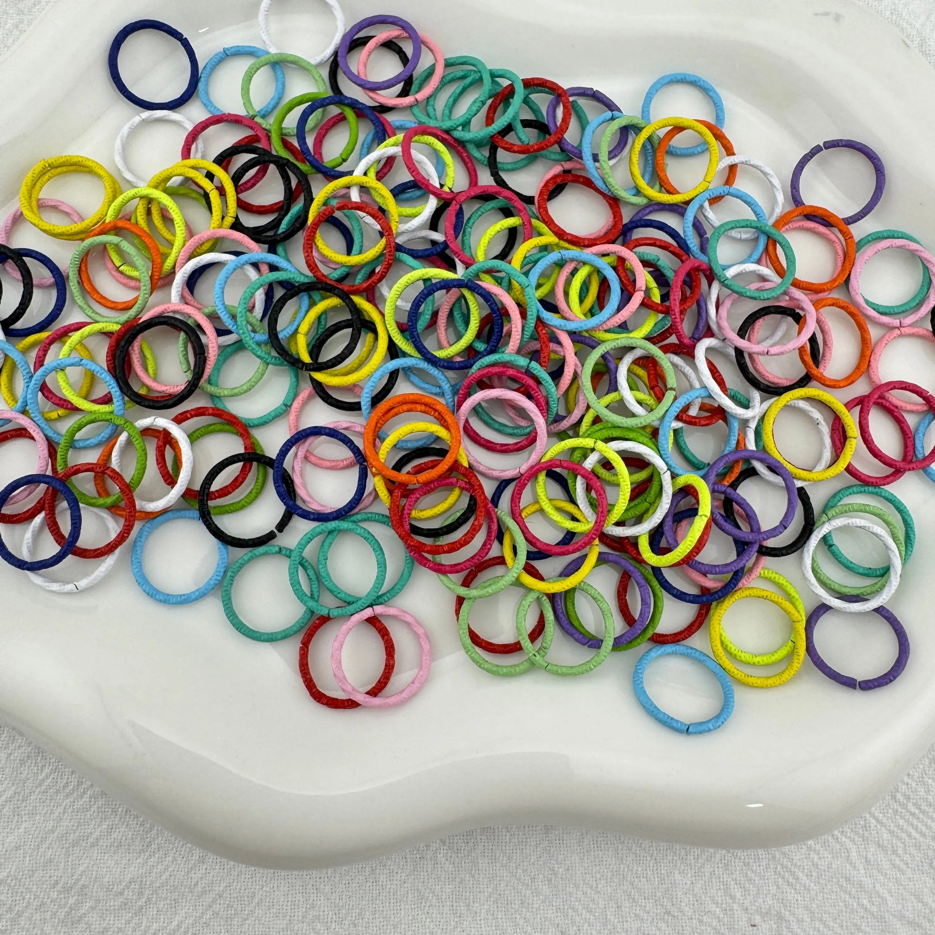 FS2370- 10mm Size Sliver and Gold jump Ring Zoe's DIY Shop