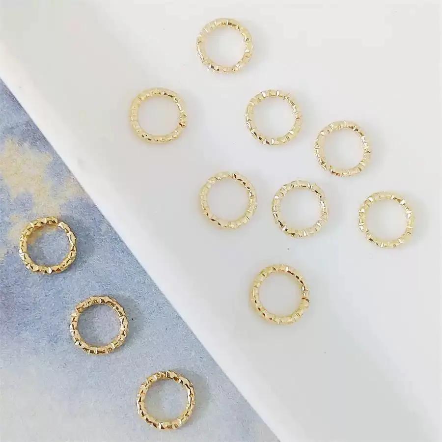 FS2370- 10mm Size Sliver and Gold jump Ring Zoe's DIY Shop