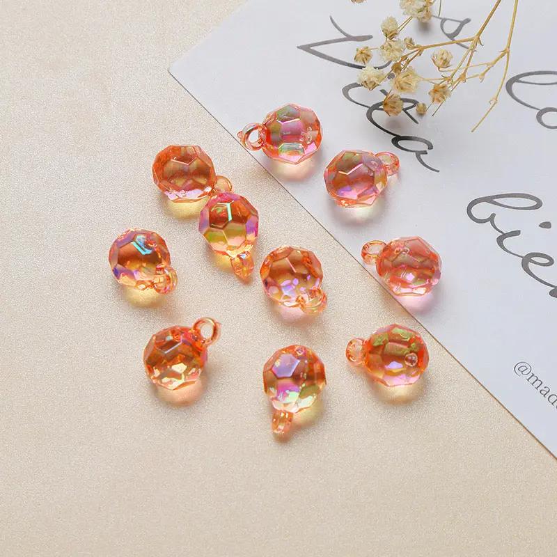 FS2375-16MM Facted Football Dangle Acrylic Beads For Making Car Hangers Zoe's DIY Shop