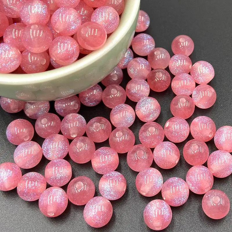 FS2378-10mm Size Galaxy Resin Beads Fit For Beadable Pens Zoe's DIY Shop