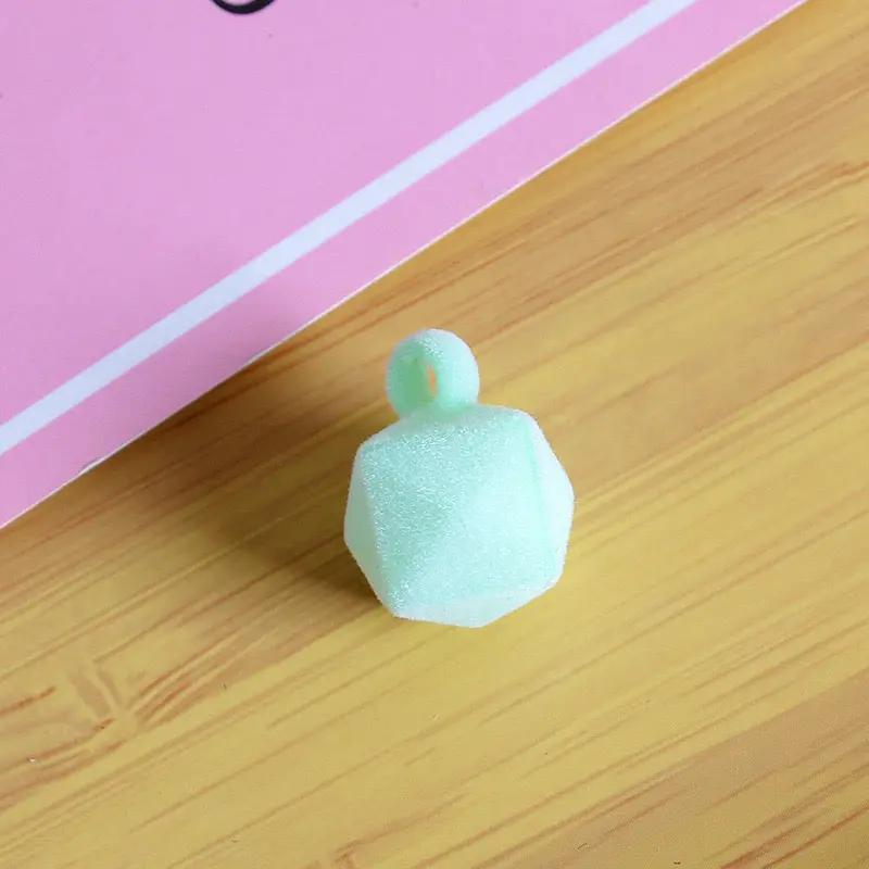 FS2382-16MM Flocked Cube Dangle Acrylic Beads For Making Car Hangers Zoe's DIY Shop