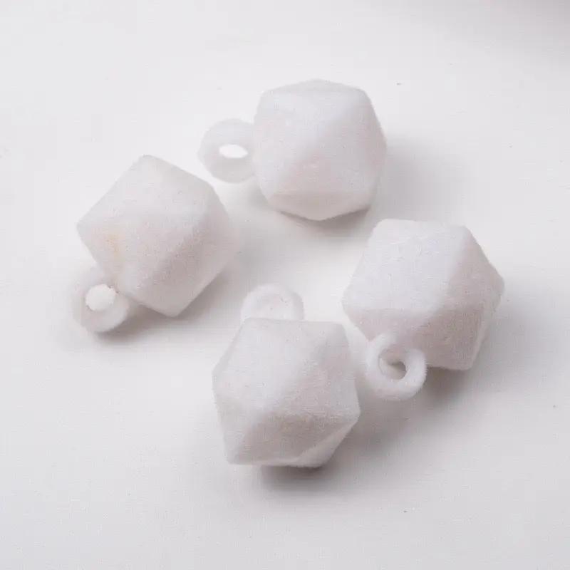FS2382-16MM Flocked Cube Dangle Acrylic Beads For Making Car Hangers Zoe's DIY Shop