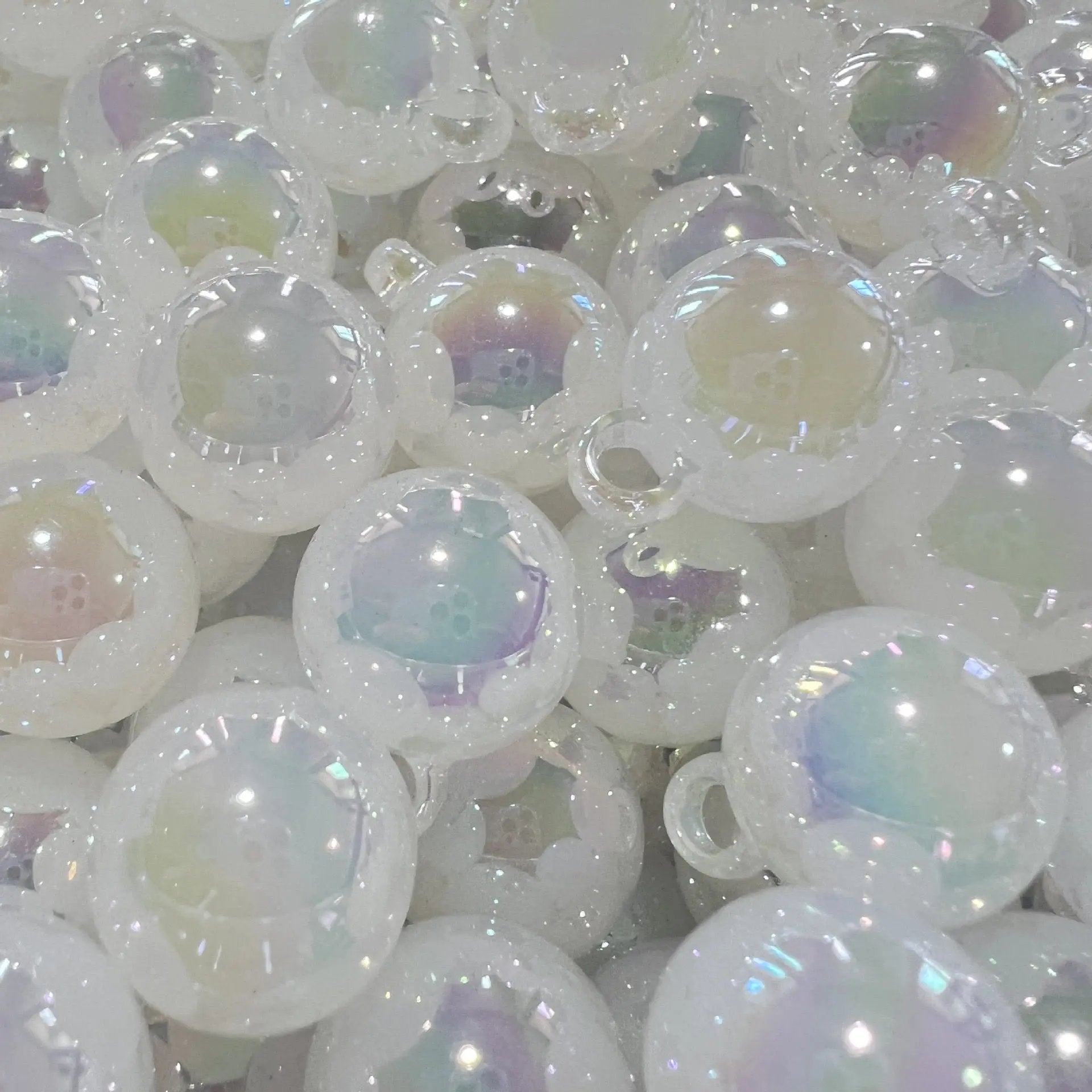 FS2386-Jelly Color Dangle Acrylic Beads For Making Car Hanger Zoe's DIY Shop