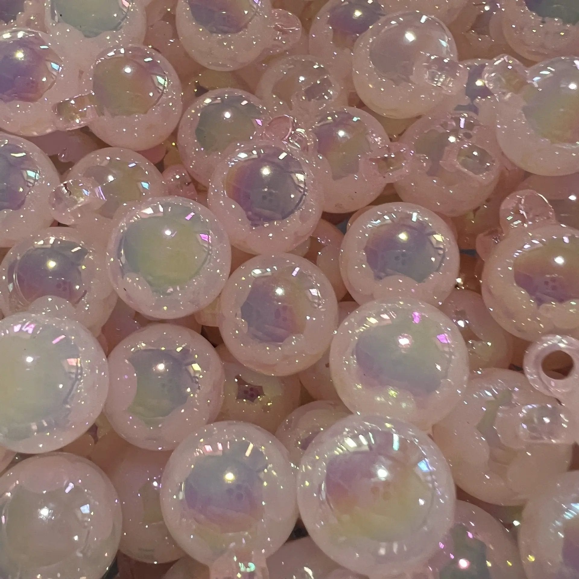 FS2386-Jelly Color Dangle Acrylic Beads For Making Car Hanger Zoe's DIY Shop