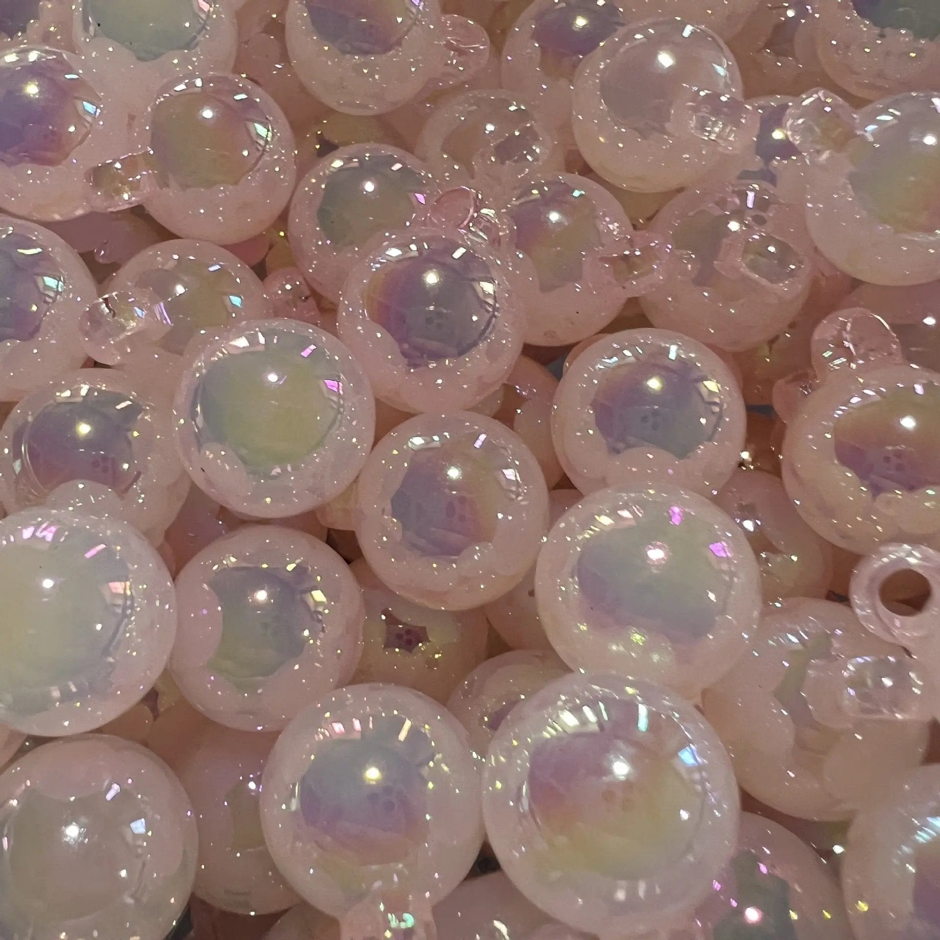 FS2386-Jelly Color Dangle Acrylic Beads For Making Car Hanger Zoe's DIY Shop