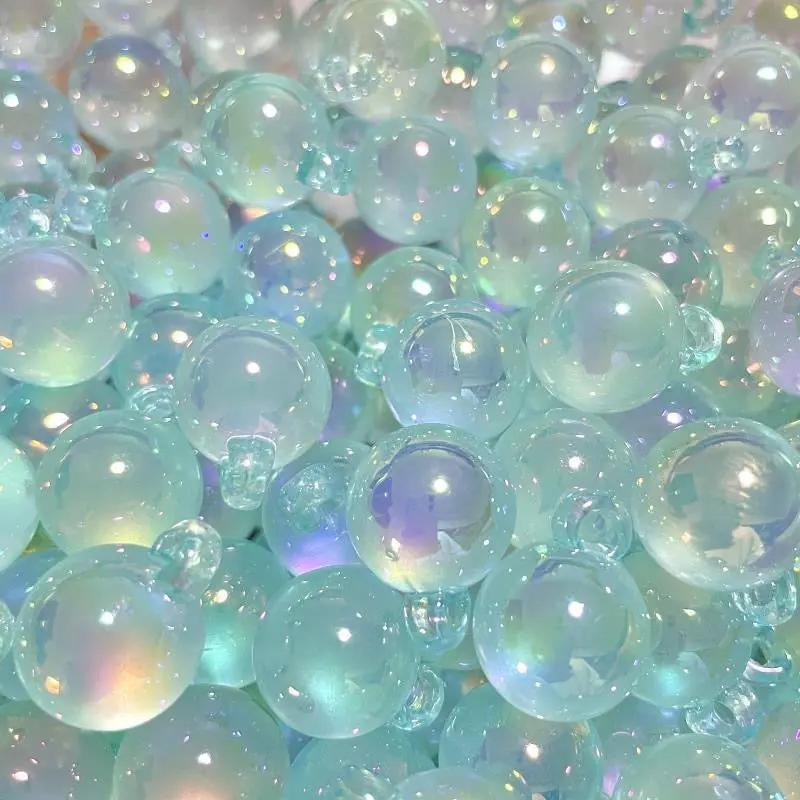 FS2387-16mm Clear UV Shiny Acrylic Dangle  Beads For Making Car Hanger Zoe's DIY Shop