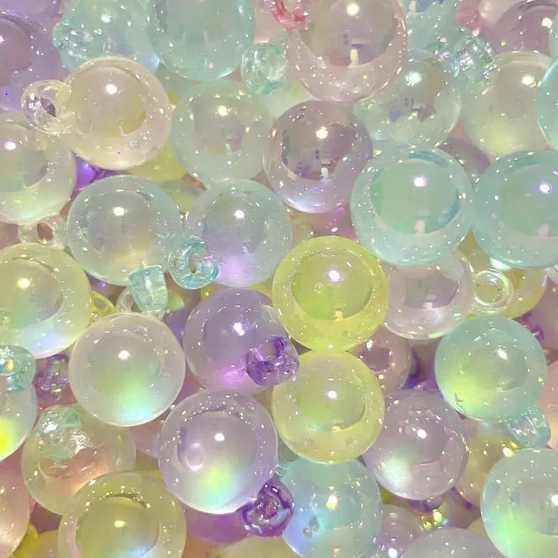 FS2387-16mm Clear UV Shiny Acrylic Dangle  Beads For Making Car Hanger Zoe's DIY Shop