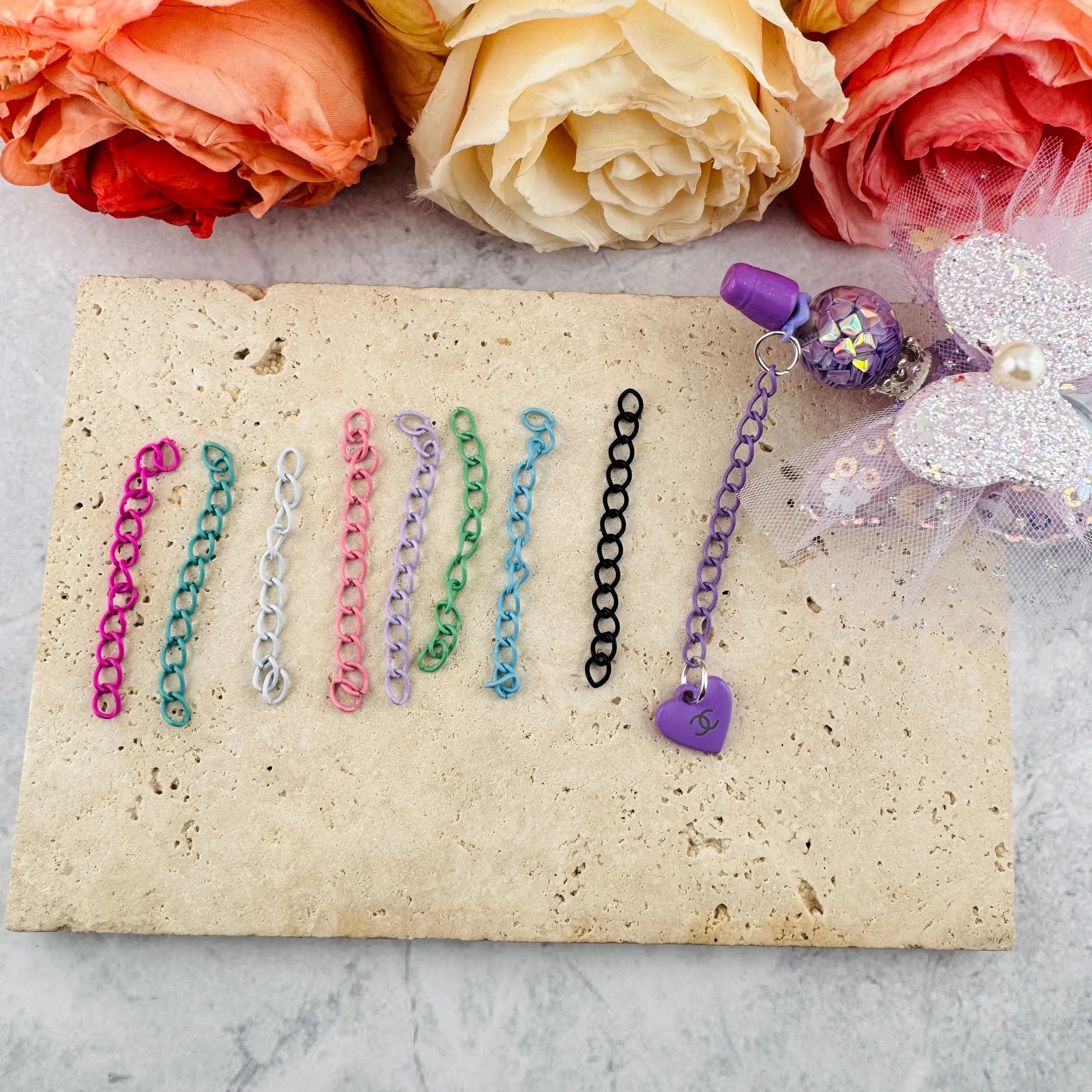 FS2395-5cm Length Random Mixed Color Chain ZoeDIY Shop