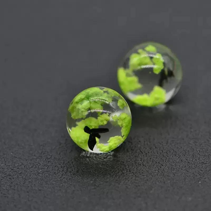 FS2404-20MM Glowing Cloud Resin Beads With Bird Inside (Not UV) Fit For Beadable Pens Zoe's DIY Shop
