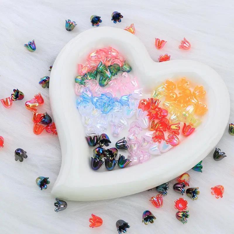 FS2408- 8*10MM Size Clear Valley Of Lilly Flower For Making Car Hanger Zoe's DIY Shop