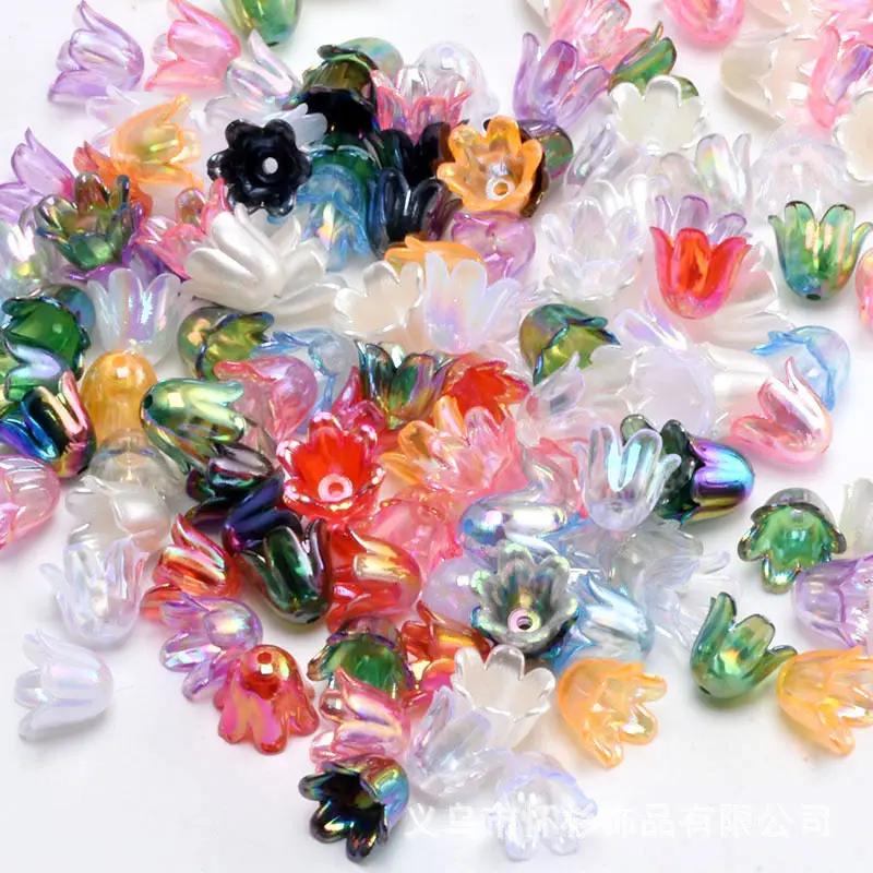 FS2408- 8*10MM Size Clear Valley Of Lilly Flower For Making Car Hanger Zoe's DIY Shop