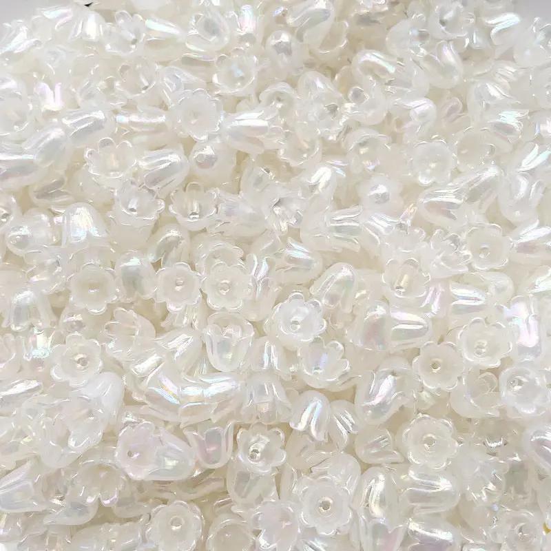 FS2408- 8*10MM Size Clear Valley Of Lilly Flower For Making Car Hanger Zoe's DIY Shop