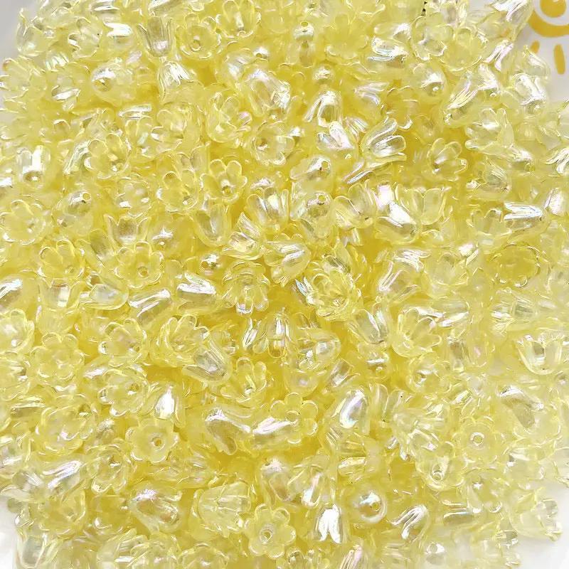 FS2408- 8*10MM Size Clear Valley Of Lilly Flower For Making Car Hanger Zoe's DIY Shop