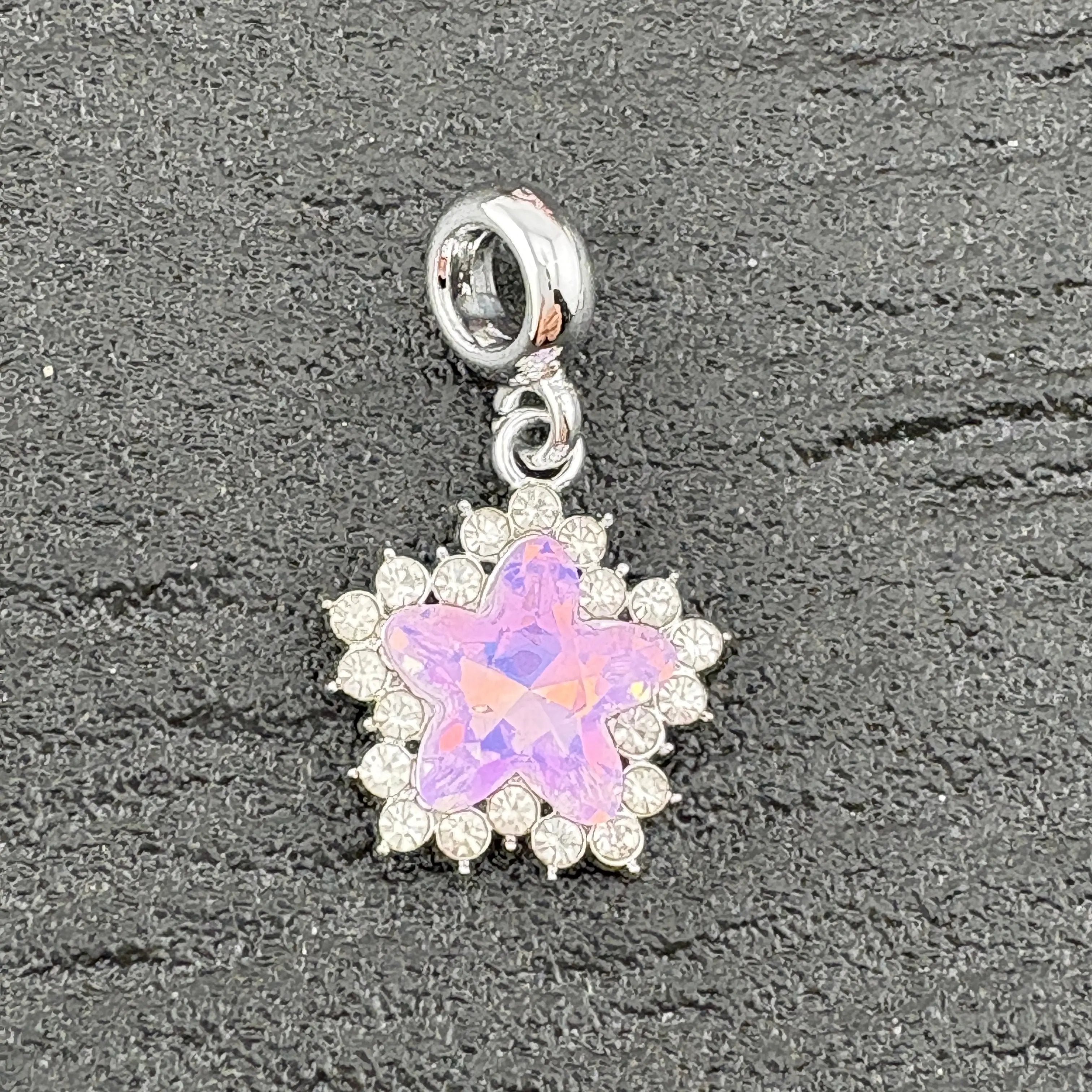 FS2417- Star Snowflake Spacers Charms Fit for pens Zoe's DIY Shop