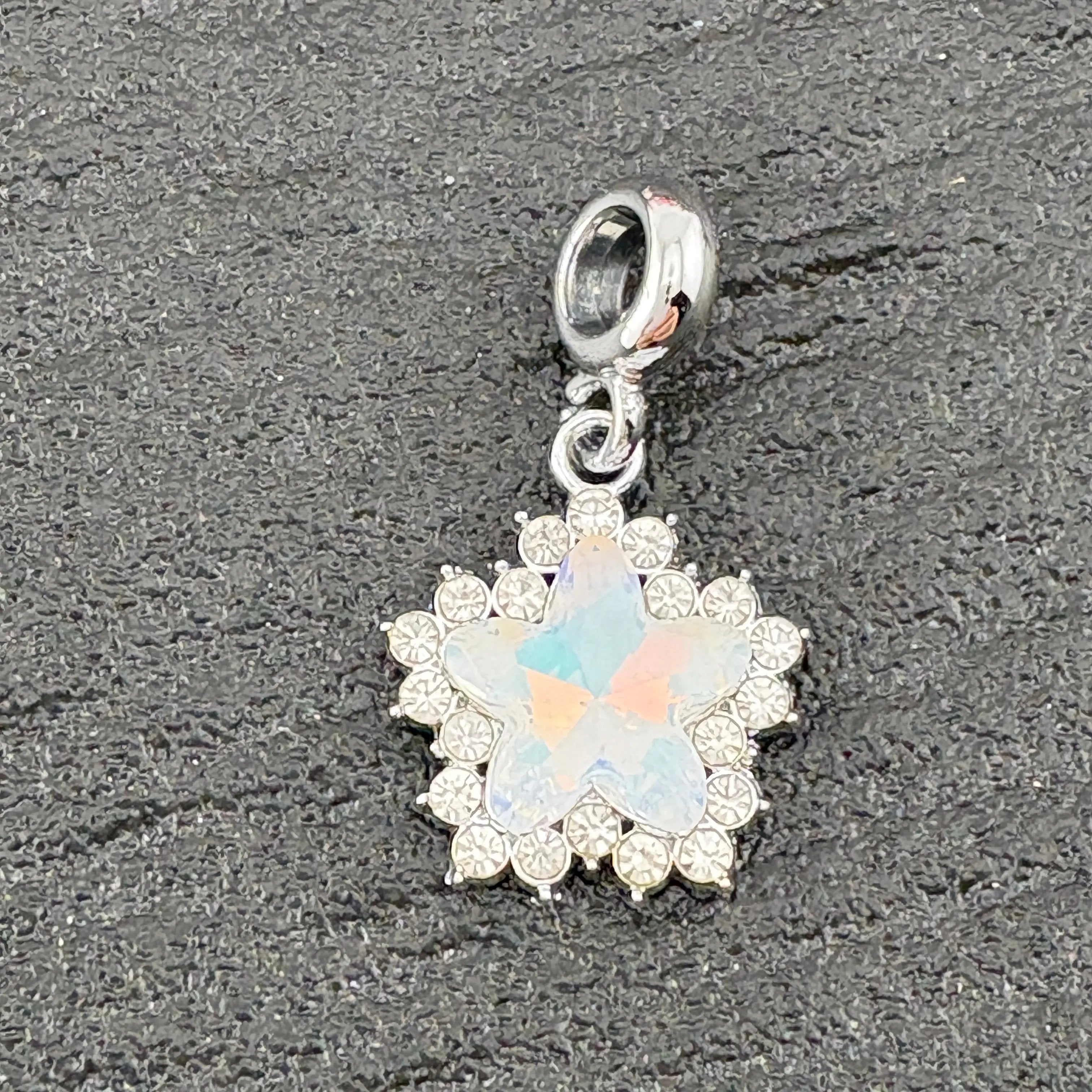 FS2417- Star Snowflake Spacers Charms Fit for pens Zoe's DIY Shop