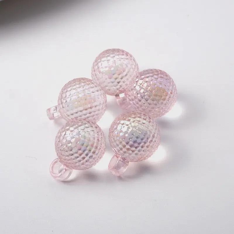 FS2424-16MM Clear Round Dangle Acrylic Beads Fit For Beadable Pens Zoe's DIY Shop