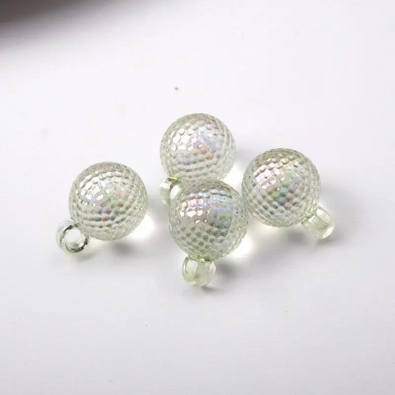 FS2424-16MM Clear Round Dangle Acrylic Beads Fit For Beadable Pens Zoe's DIY Shop