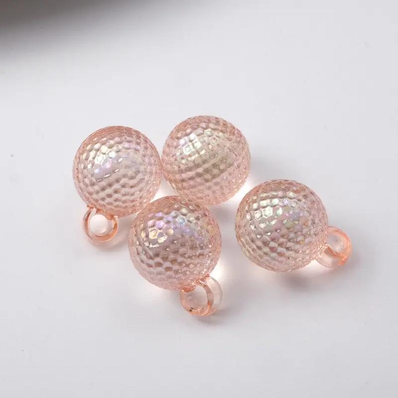 FS2424-16MM Clear Round Dangle Acrylic Beads Fit For Beadable Pens Zoe's DIY Shop