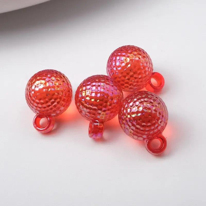 FS2424-16MM Clear Round Dangle Acrylic Beads Fit For Beadable Pens Zoe's DIY Shop
