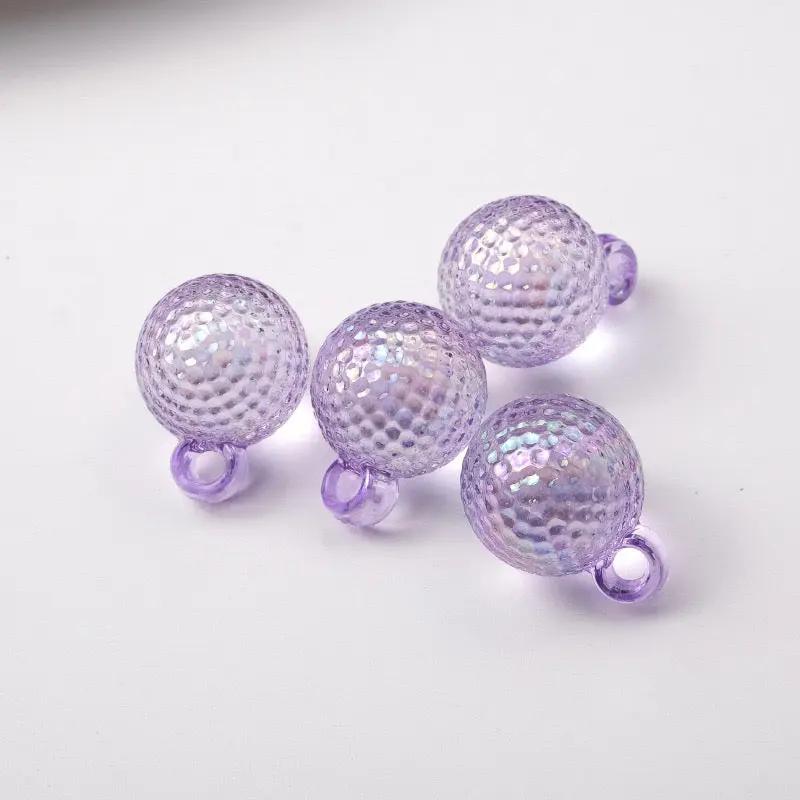 FS2424-16MM Clear Round Dangle Acrylic Beads Fit For Beadable Pens Zoe's DIY Shop