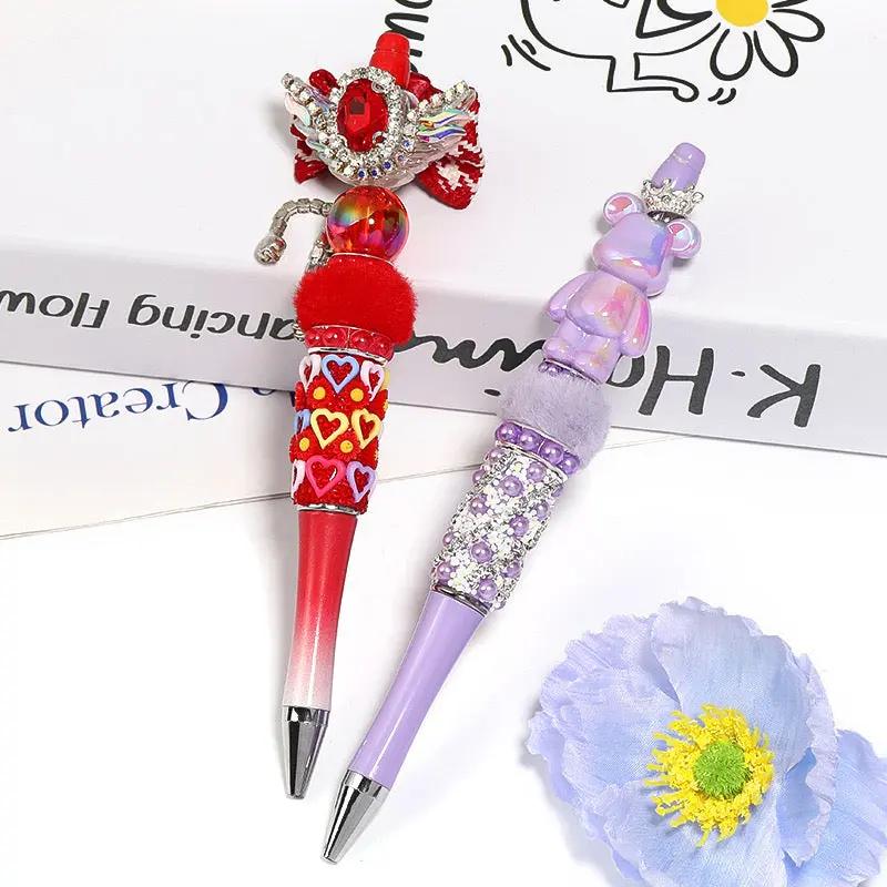 FS2454-12mm Random Mixed Color Pearl Spacer Fit For Beadable Pens Zoe's DIY Shop