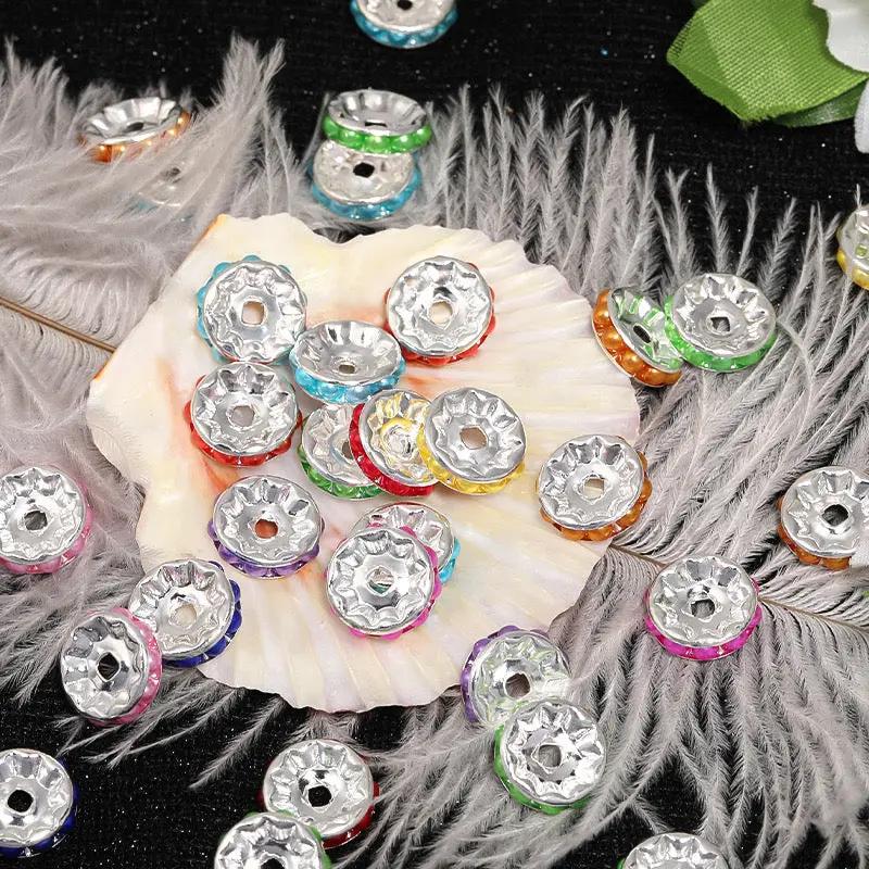 FS2454-12mm Random Mixed Color Pearl Spacer Fit For Beadable Pens Zoe's DIY Shop