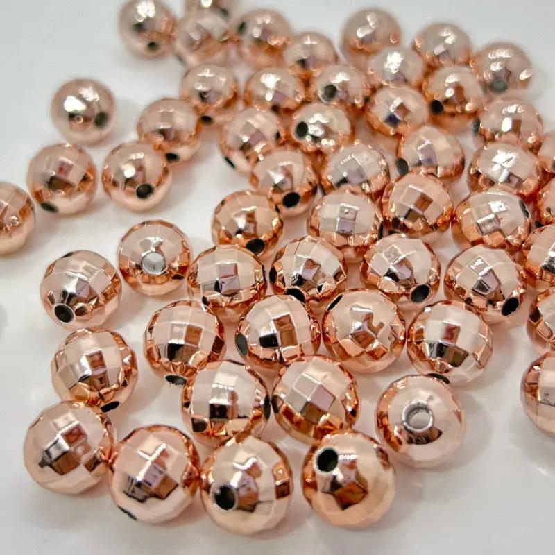 FS2455-16mm Metallic Disco Acrylic Beads Fit For Beadable Pens Zoe's DIY Shop