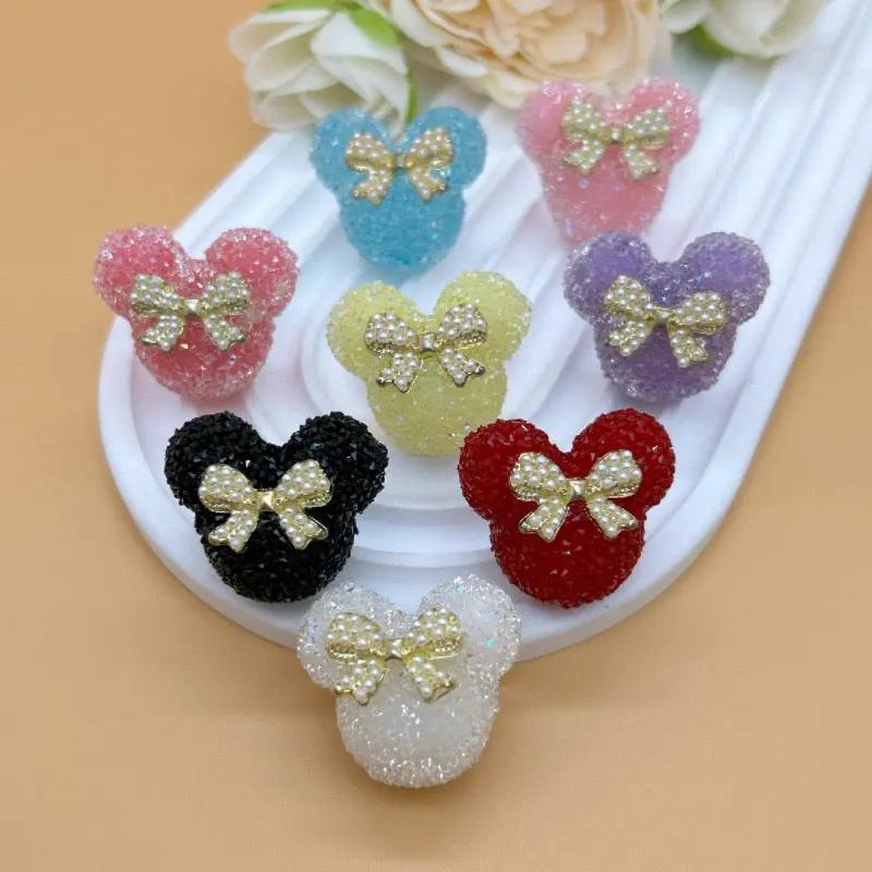 FS2458-27mm*29mm Mickey Head Sugar Acrylic Beads Fit For Beadable Pens Zoe's DIY Shop