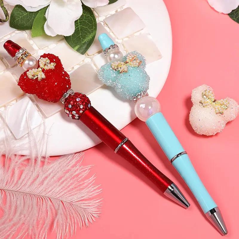 FS2458-27mm*29mm Mickey Head Sugar Acrylic Beads Fit For Beadable Pens Zoe's DIY Shop