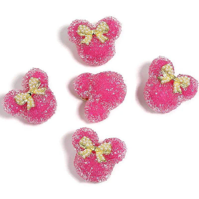 FS2458-27mm*29mm Mickey Head Sugar Acrylic Beads Fit For Beadable Pens Zoe's DIY Shop