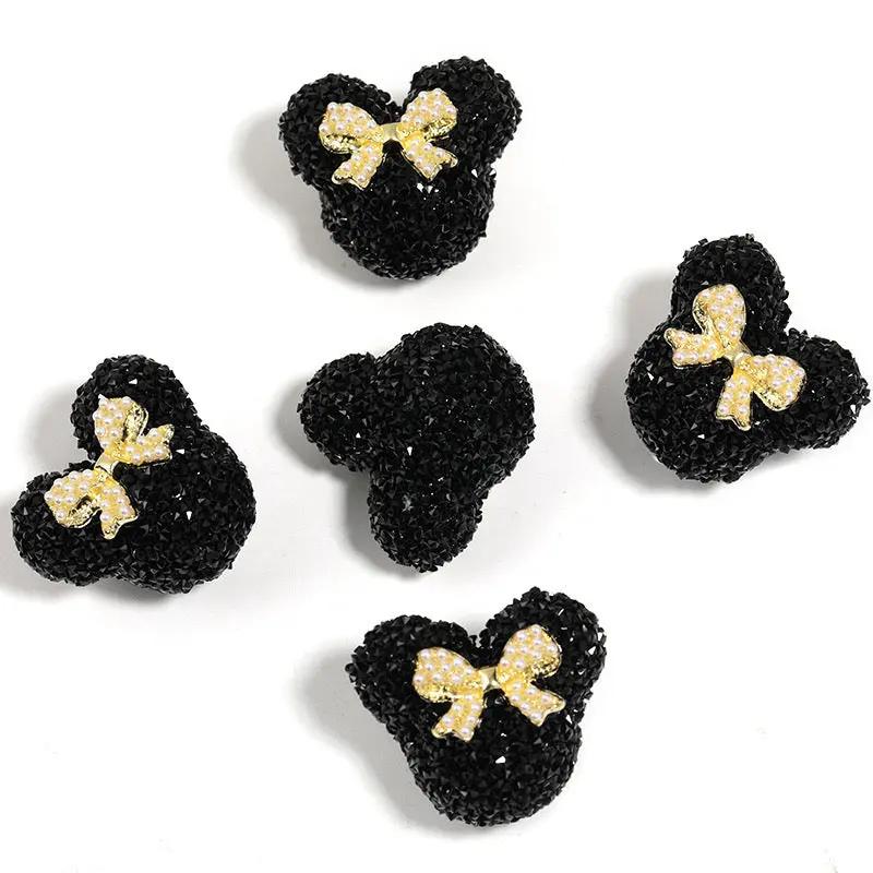 FS2458-27mm*29mm Mickey Head Sugar Acrylic Beads Fit For Beadable Pens Zoe's DIY Shop