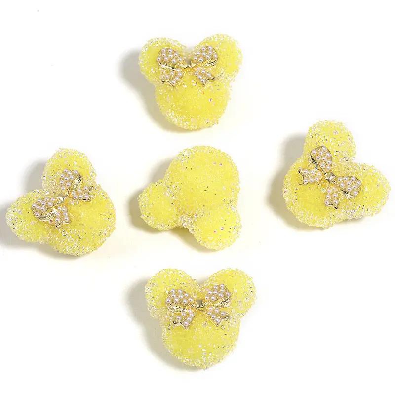 FS2458-27mm*29mm Mickey Head Sugar Acrylic Beads Fit For Beadable Pens Zoe's DIY Shop