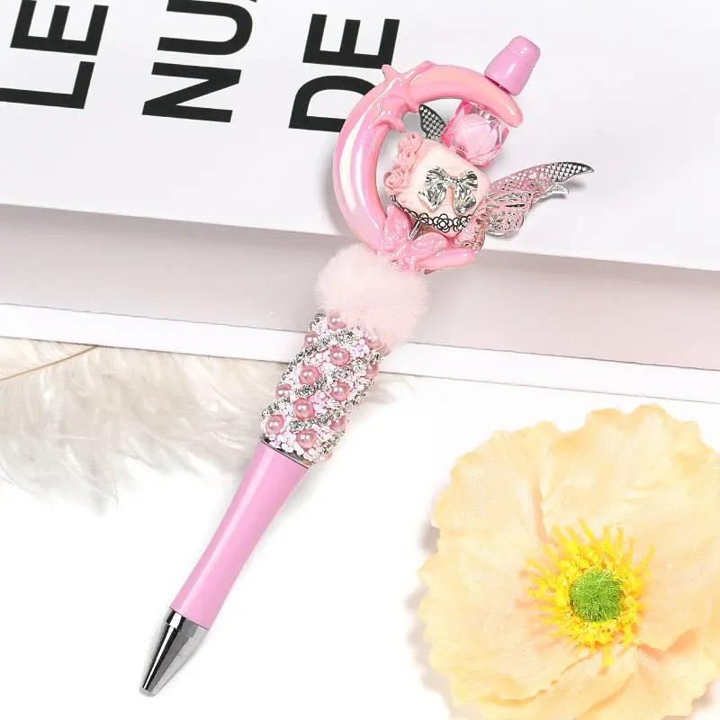 FS2491- 41mm Two Hole Random Mixed Color Butterfly Moon Acrylic Beads Fit For Beadable Pens Zoe's DIY Shop