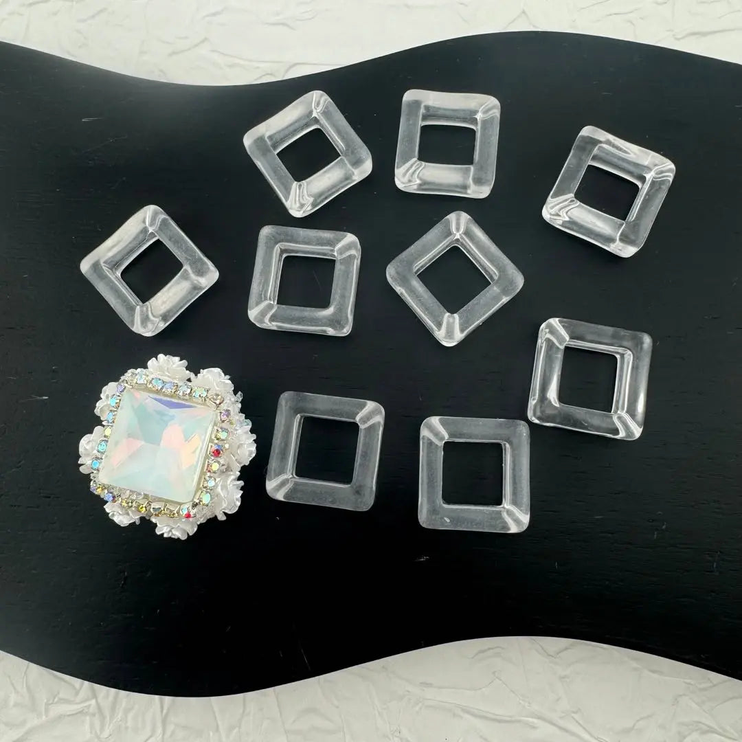 FS2496-17×23mm Square Beads Zoe DIY Wholesale