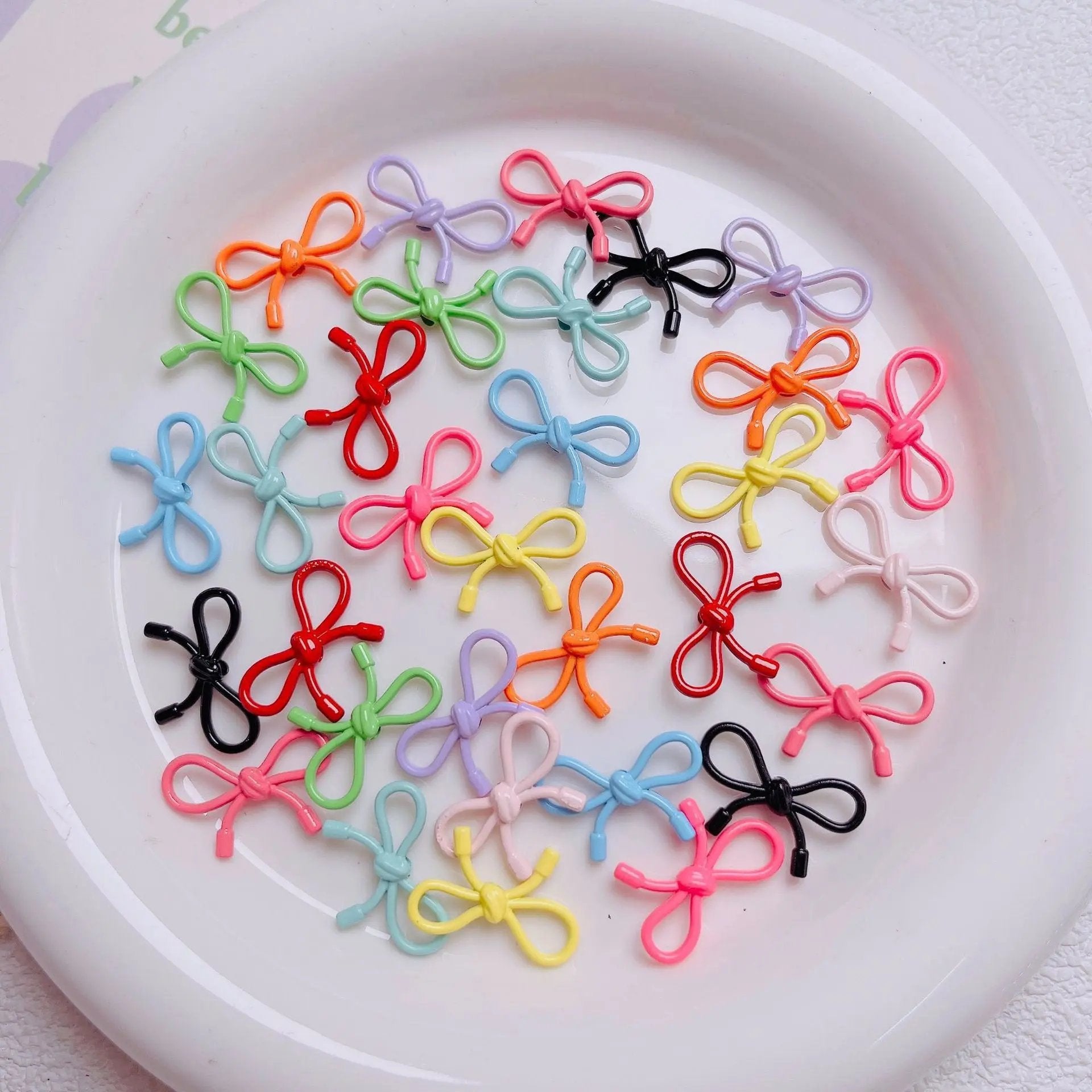 FS2511-13×20mm Stoving Vanish Metal Beads For Making Keychain Zoe's DIY Shop